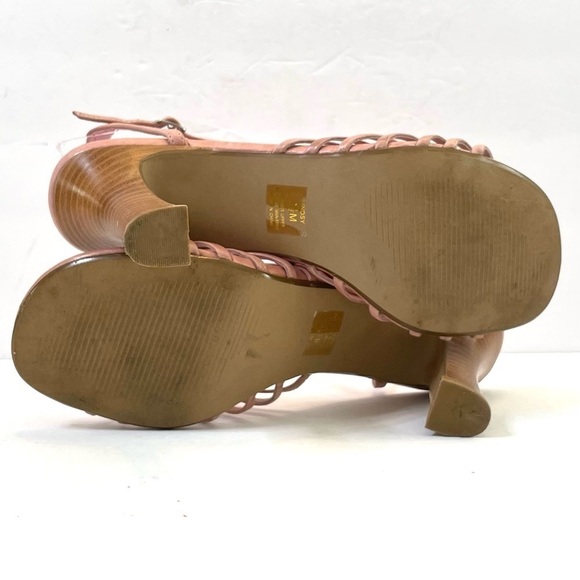 Steve Madden Lindsy stacked heel ankle strap sandals 8.5 - Picture 7 of 13